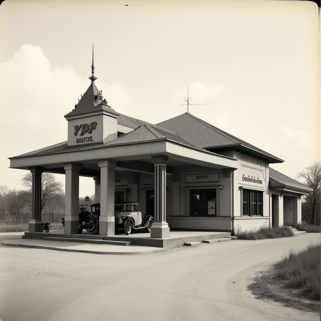 Foto histórica de YPF